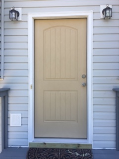 door after construction